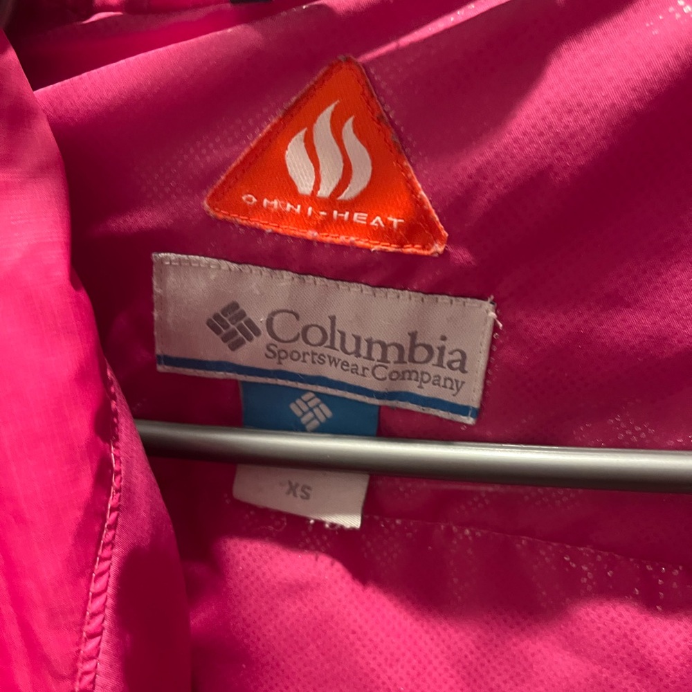 Columbia Vibrant Pink Jacket